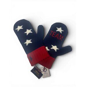Polo Ralph Lauren USA Official 2018 Paralympic Olympic Winter Wool Gloves New L